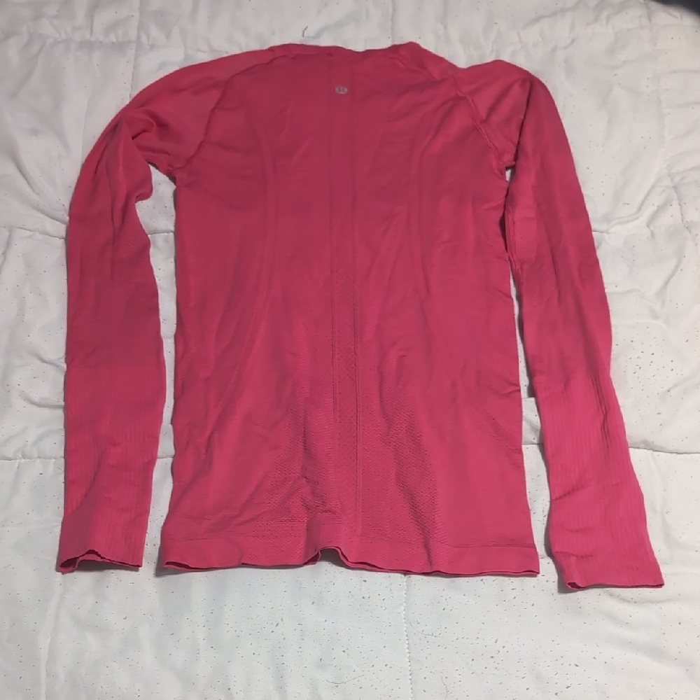 Lululemon Hot Pink Long Sleeve Top